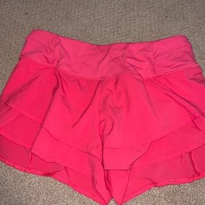 Coral pinkish red shorts